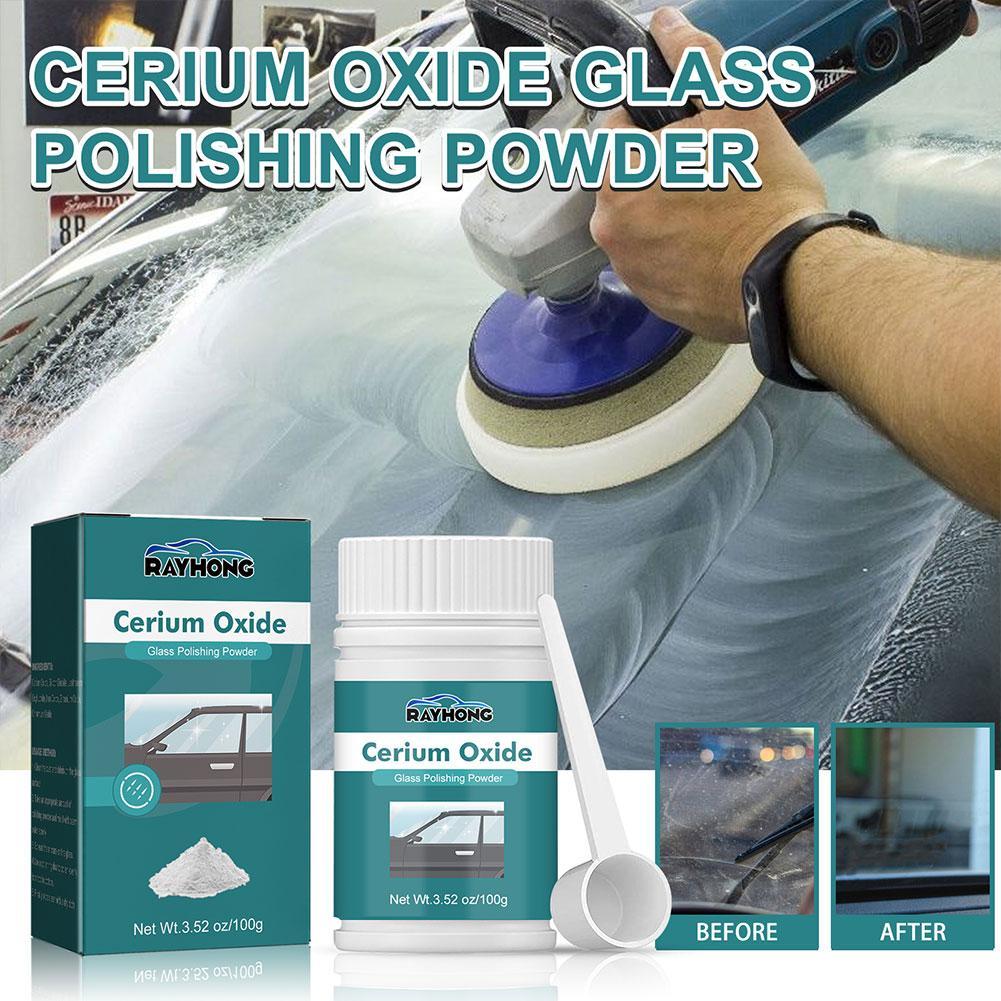 Glass Polishing Cerium Oxide Scratch Kit - Proszek do polerowania szkła z tlenkiem