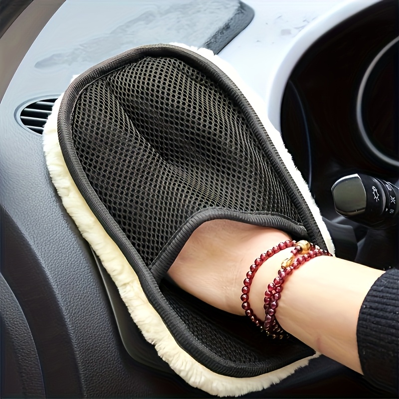 Car Detailing Wash Mitt Microfiber Wool - Rękawica z mikrofibry do mycia samochodu,