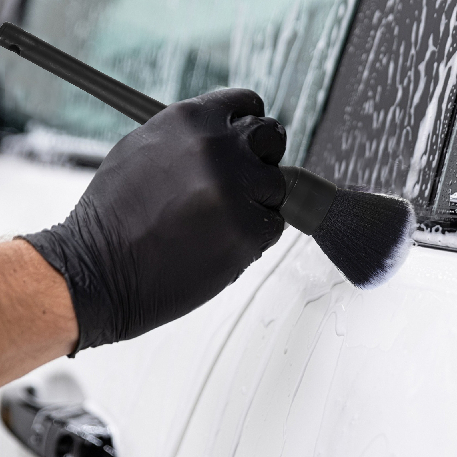 1 zestaw pędzli do czyszczenia – Car Detailing Brush Set Boar Hair Interior recenzja i cena