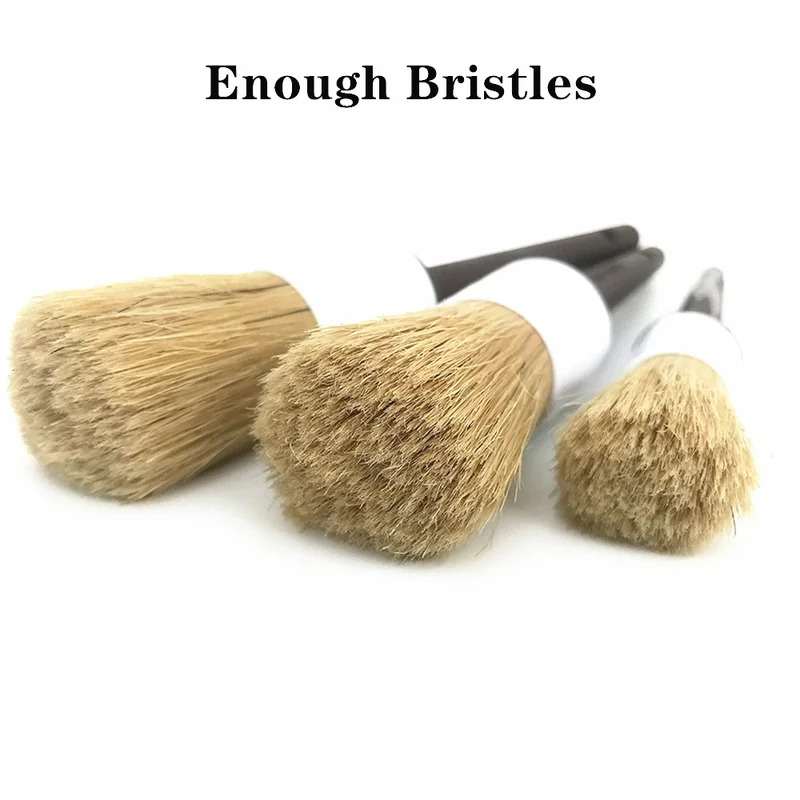 5 super miękkich szczotek do c – Car Detailing Brush Set Boar Hair Interior recenzja i cena