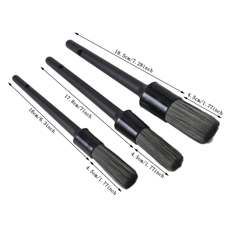 50 Zestawów 3 szt./zestaw Szcz – Car Detailing Brush Set Boar Hair Interior recenzja i cena