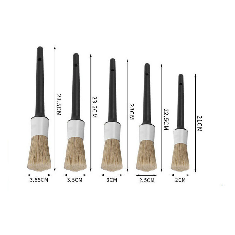 50 Zestawów 3 szt./zestaw Szcz – Car Detailing Brush Set Boar Hair Interior recenzja i cena