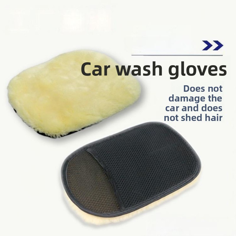 Rękawica do mycia samochodu z  – Car Detailing Wash Mitt Microfiber Wool recenzja i cena