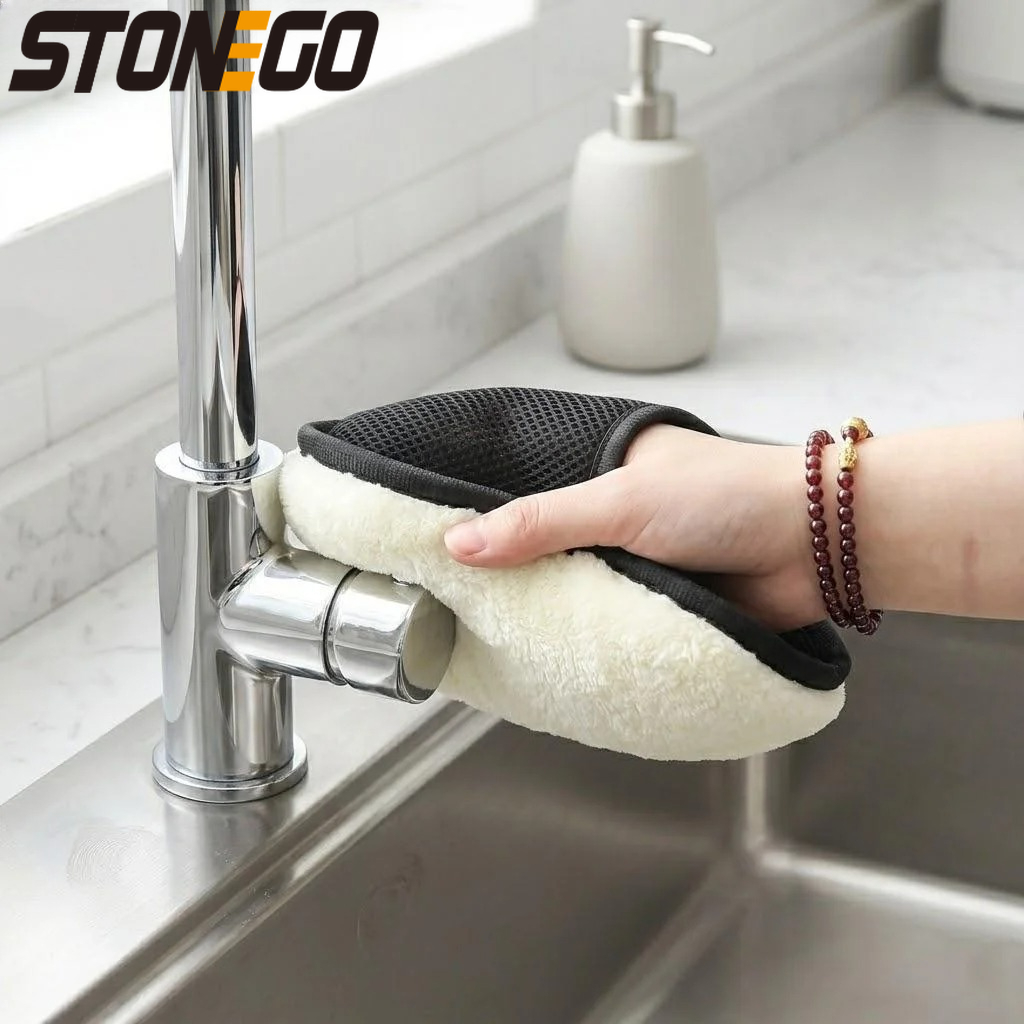 Rękawice z mikrofibry premium  – Car Detailing Wash Mitt Microfiber Wool recenzja i cena