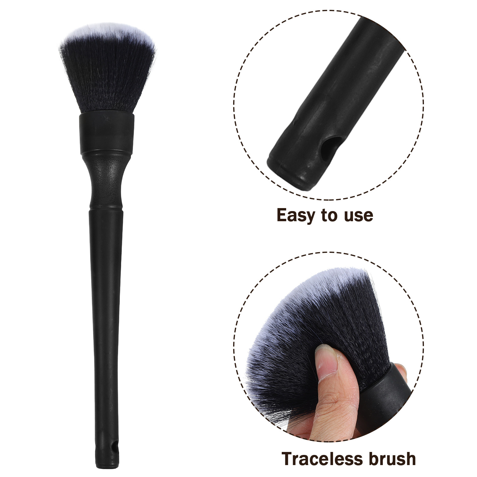 1 Zestaw Szczoteczek Detailing – Car Detailing Brush Set Boar Hair Interior recenzja i cena