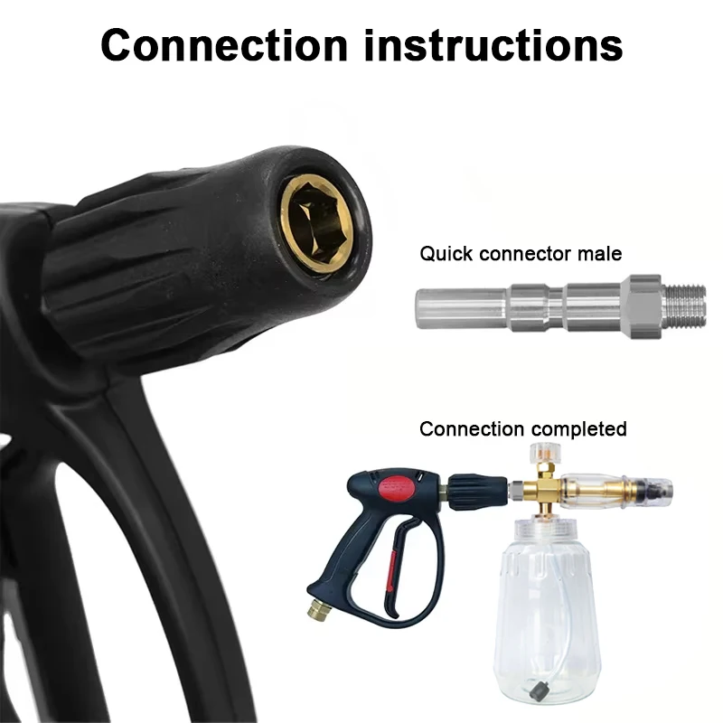Pistolet do piany do myjki ciś – Foam Cannon Pressure Washer Wide Mouth recenzja i cena