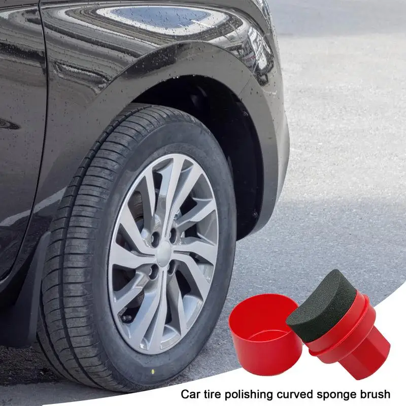 Gąbka do woskowania opon samoc – Tire Shine Applicator Curved Sponge Brush recenzja i cena