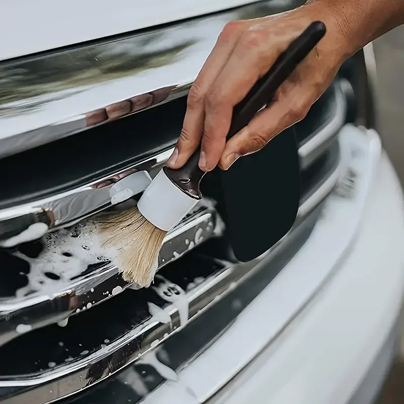 Zestaw 3 szczotek do czyszczen – Car Detailing Brush Set Boar Hair Interior recenzja i cena