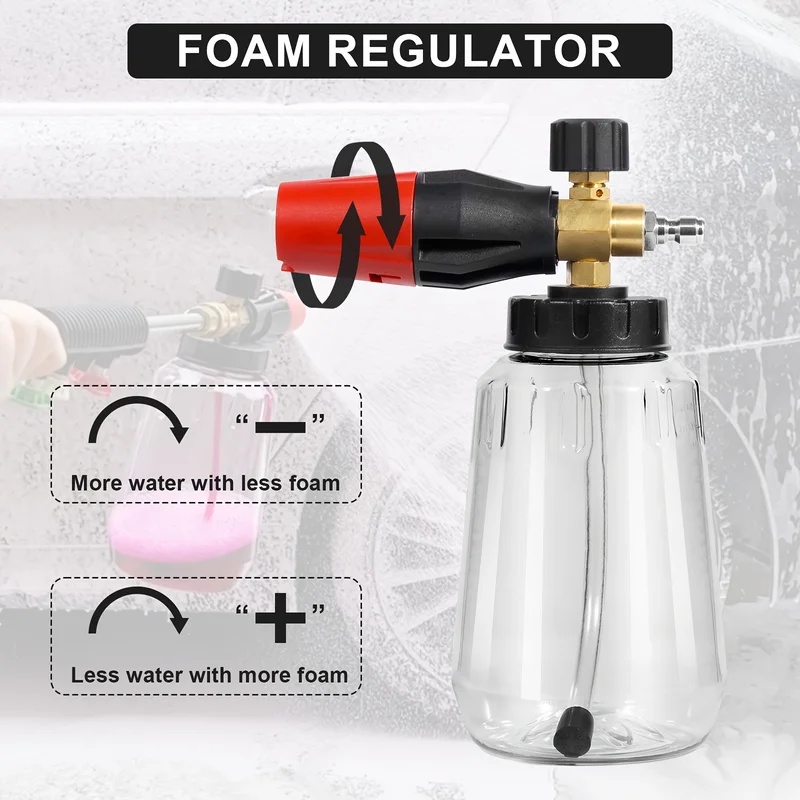 Wytrzymała, regulowana pianown – Foam Cannon Pressure Washer Wide Mouth recenzja i cena