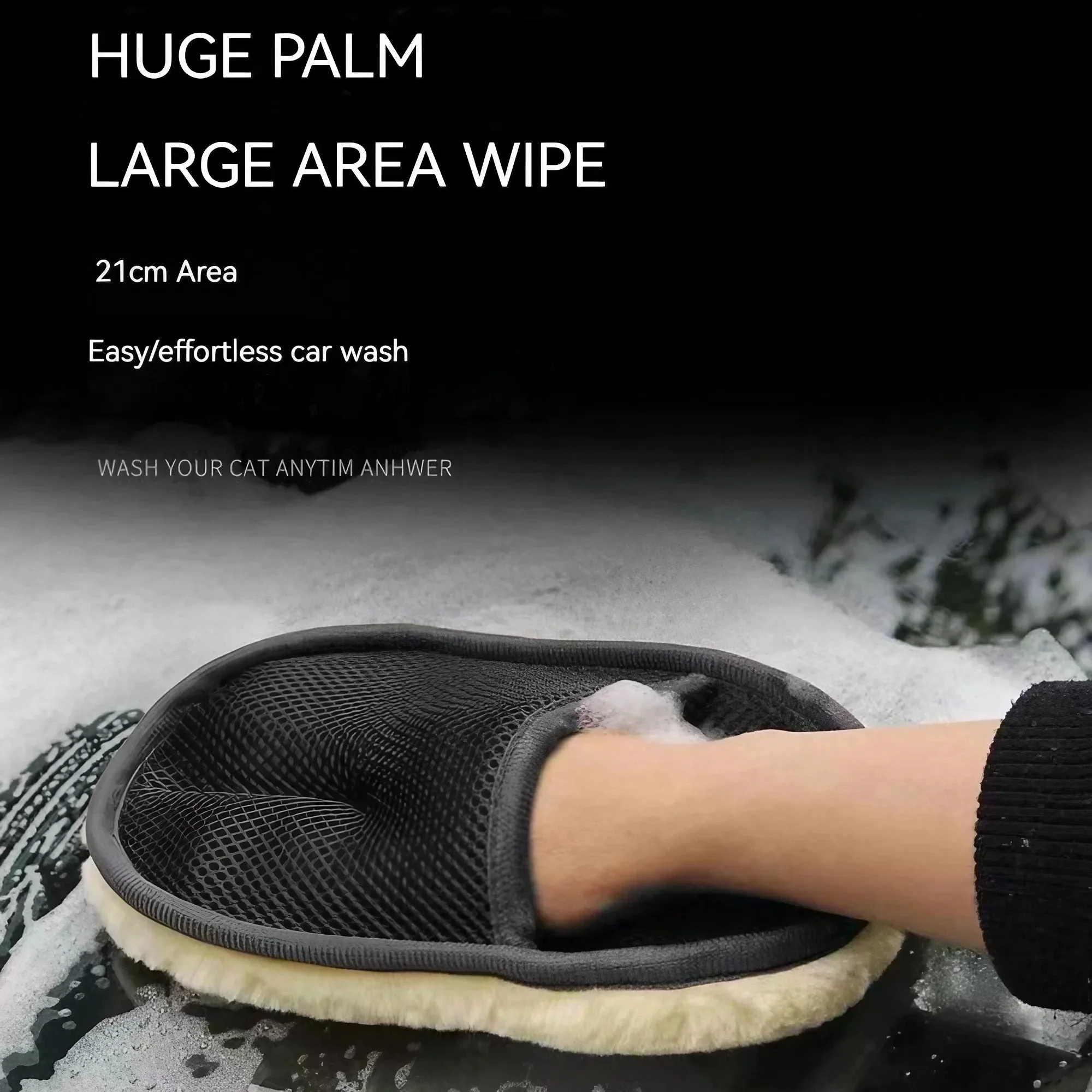 Rękawice z mikrofibry premium  – Car Detailing Wash Mitt Microfiber Wool recenzja i cena