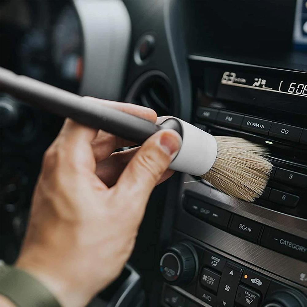 Zestaw 3/5 szczotek do czyszcz – Car Detailing Brush Set Boar Hair Interior recenzja i cena